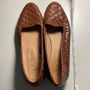 Vintage L.L. Bean brown leather flats